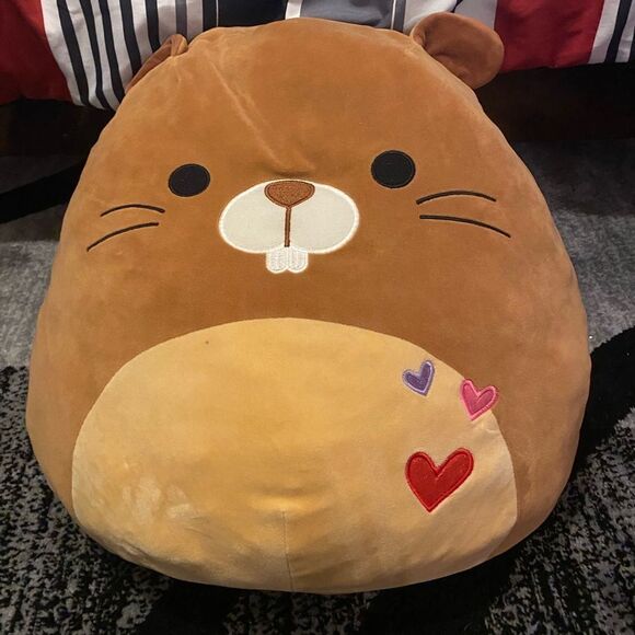 Chip The Beaver Squishmallow 20” pillow hearts - Picture 1 of 4